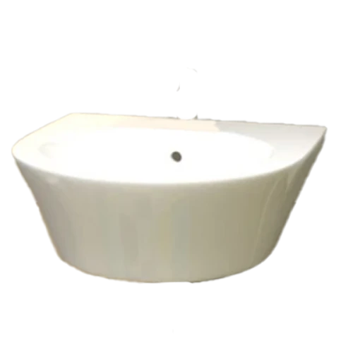 حوض مغسلة صنف بي الخزف السعودي  اوف وايت